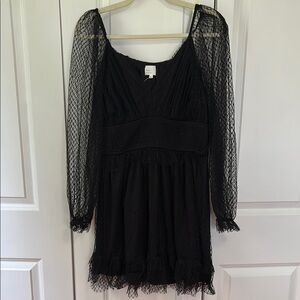 Elegant Black Lace Dress